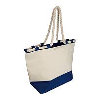 Beach bag with drawstring