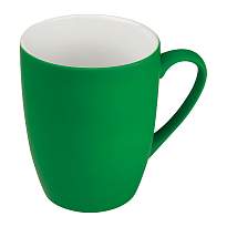 Rubberized ceramic mug