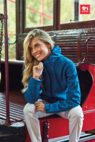 Womens softshell with removable hood