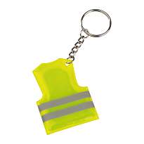 Key fob in the shape of a vest