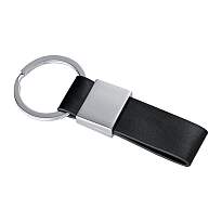 keyring with a black PU strap