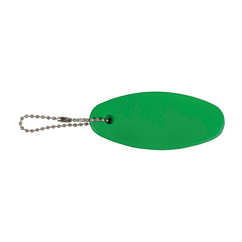 Oval floating pu key ring 2