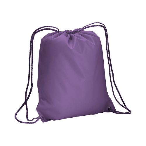 210t polyester backpack with drawstring closure and reinforced corners 1