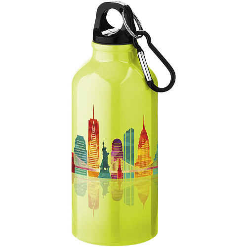 Oregon 400 ml aluminium water bottle with carabiner 2