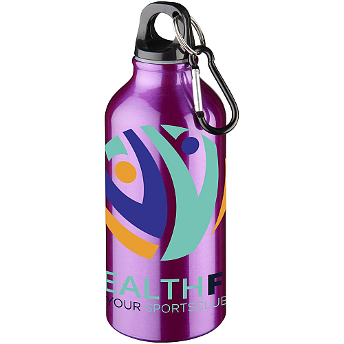 Oregon 400 ml aluminium water bottle with carabiner 3