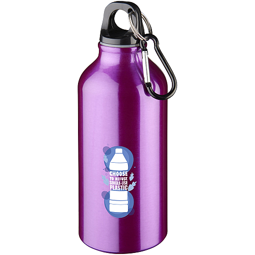 Oregon 400 ml sport bottle with carabiner 2