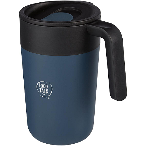 Nordia 400 ml double-wall recycled mug 2