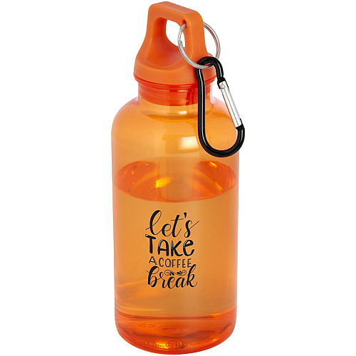 Oregon 400 ml RCS certified recycled plastic water bottle with carabiner 2