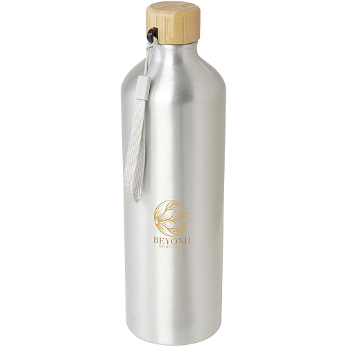 Malpeza 1000 ml RCS certified recycled aluminium water bottle 2