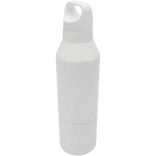 Odessy 600 ml RCS certified recycled stainless steel insulated bottle with 300 ml cup 1