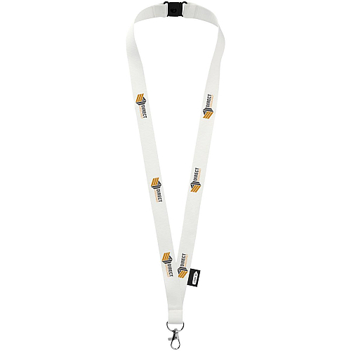 Tom recycled PET lanyard with breakaway closure 2