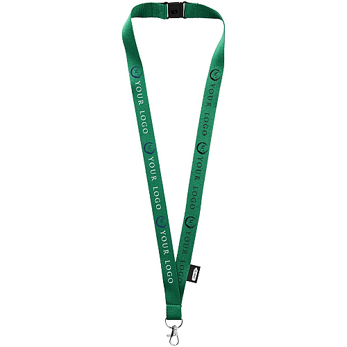 Tom recycled PET lanyard with breakaway closure 2