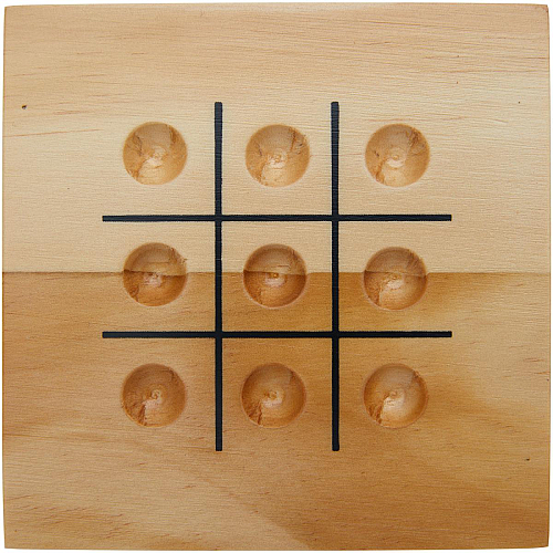 Strobus wooden tic-tac-toe game 3