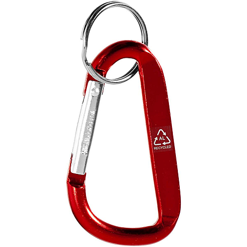 Timor RCS recycled aluminium carabiner keychain 4