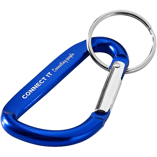 Timor RCS recycled aluminium carabiner keychain 2