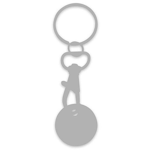 Rory keyring with trolley coin 3