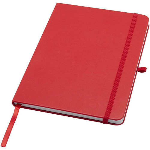 Teak A5 recycled hard cover notebook with lined pages 1