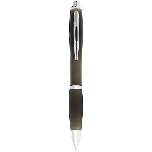 Nash ballpoint pen coloured barrel and black grip (black ink) 1