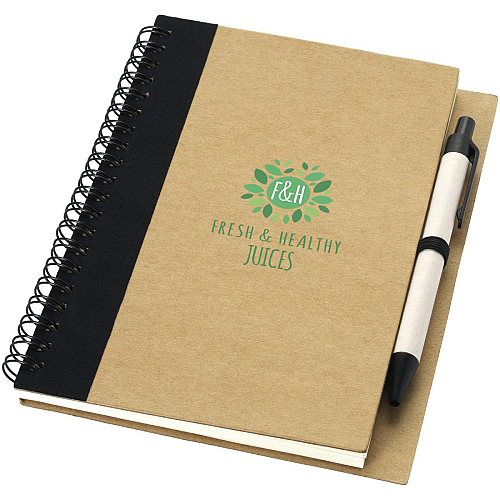 Priestly recycled notebook with pen 2