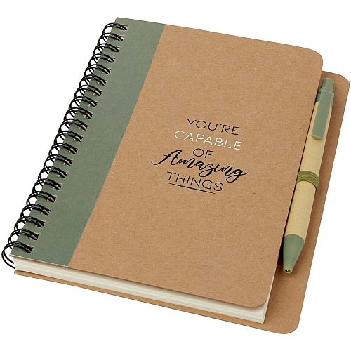 Priestly recycled notebook with pen 2