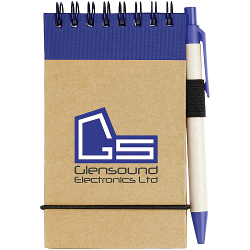 Zuse A7 recycled jotter notepad with pen 3