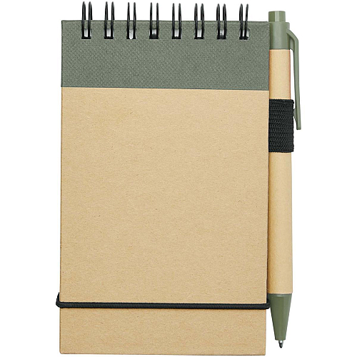 Zuse A7 recycled jotter notepad with pen 3