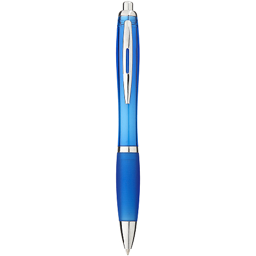 Nash ballpoint pen with coloured barrel and grip 1