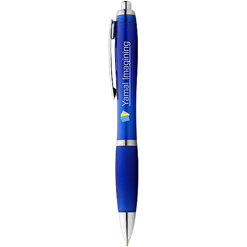 Nash ballpoint pen coloured barrel and grip (blue ink) 2