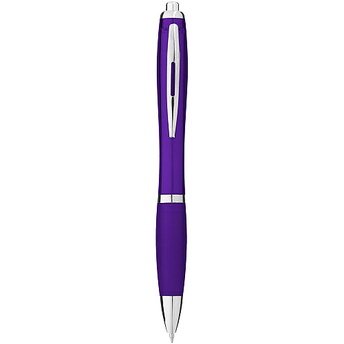 Nash ballpoint pen coloured barrel and grip (blue ink) 1