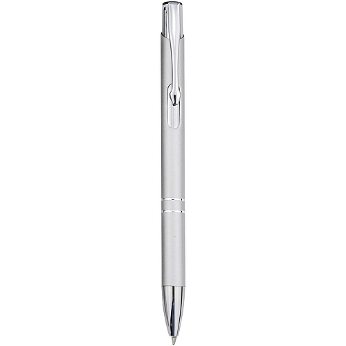 Moneta aluminium click ballpoint pen (blue ink) 3