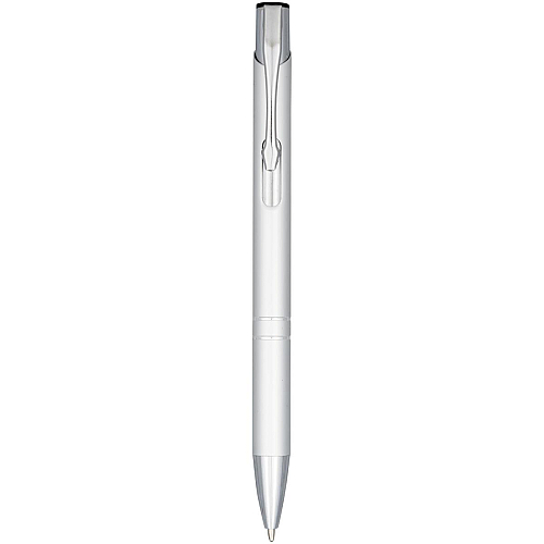 Moneta anodized aluminium click ballpoint pen (blue ink) 3