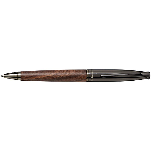 Loure wood barrel ballpoint pen (black ink) 3