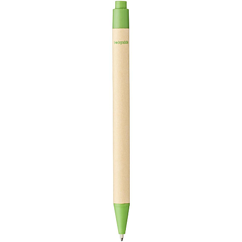 Berk recycled carton and corn plastic ballpoint pen (black ink) 4