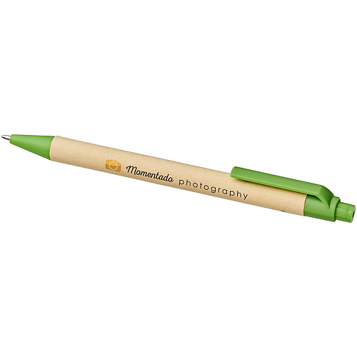 Berk recycled carton and corn plastic ballpoint pen (black ink) 2