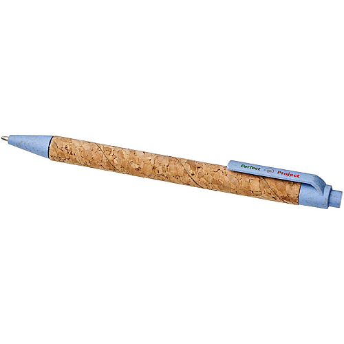 Midar cork and wheat straw ballpoint pen (black ink) 2