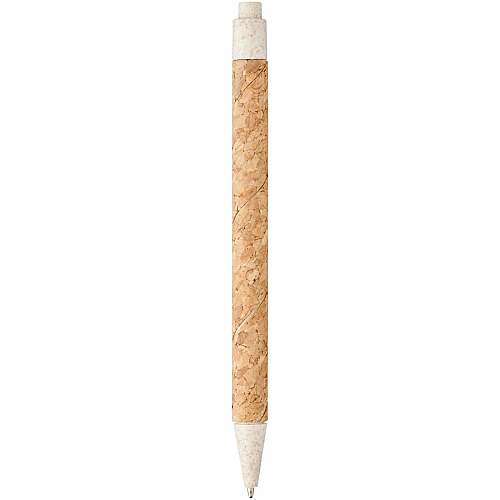 Midar cork and wheat straw ballpoint pen (black ink) 4