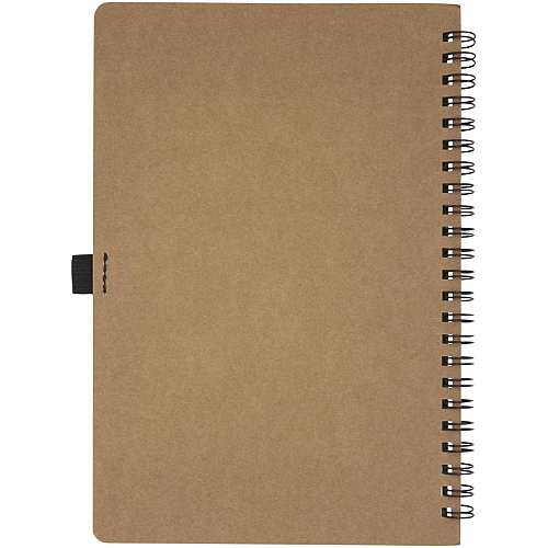 Cobble A5 wire-o recycled cardboard notebook with stone paper 4