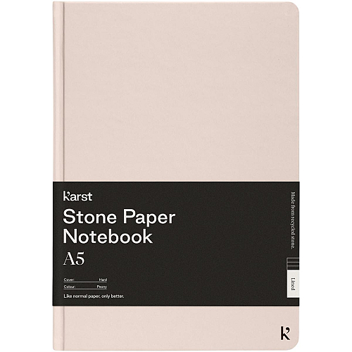 Karst® A5 stone paper hardcover notebook - lined 3