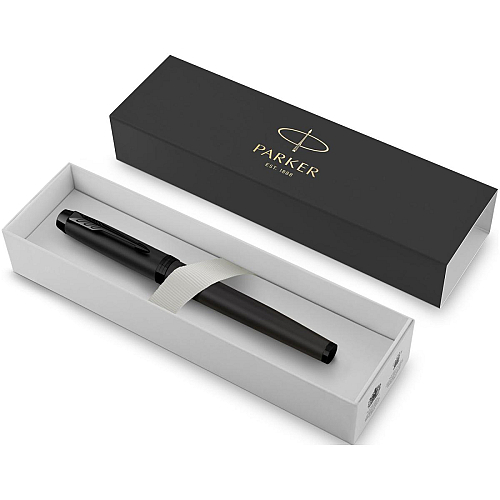 Parker IM achromatic rollerball pen (black ink) 2