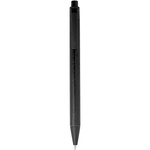 Chartik monochromatic recycled paper ballpoint pen with matte finish (black ink) 1