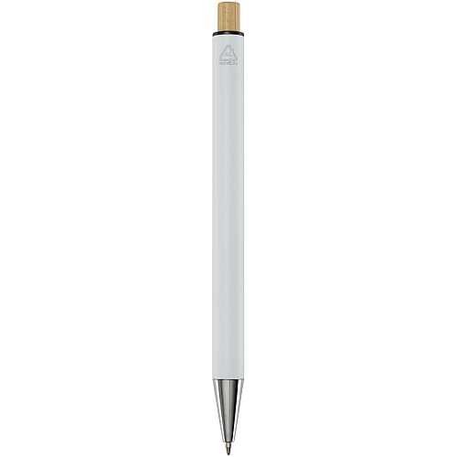 Cyrus recycled aluminium ballpoint pen (blue ink) 3