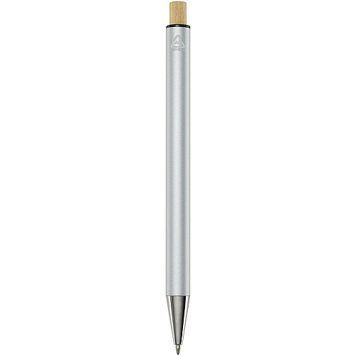 Cyrus recycled aluminium ballpoint pen (blue ink) 3