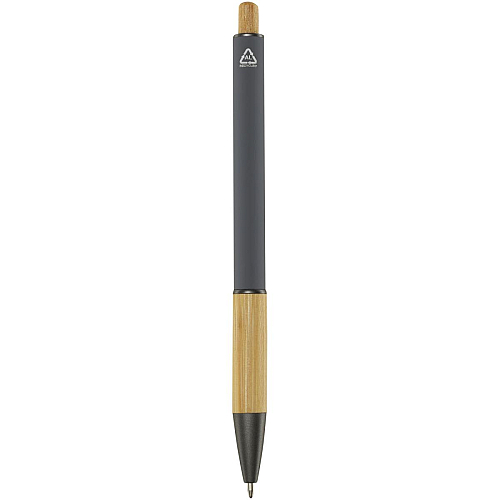 Darius recycled aluminium ballpoint pen (black ink) 3