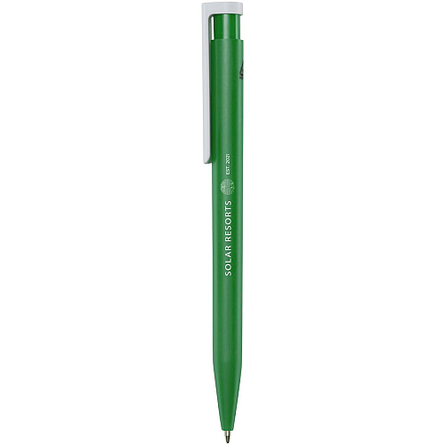 Unix recycled plastic ballpoint pen (blue ink) 2