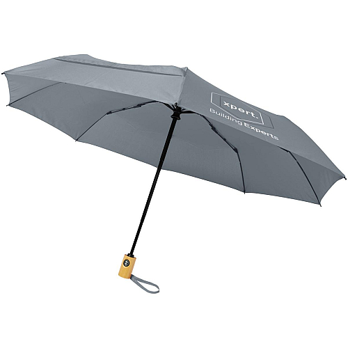 Bo 21 foldable auto open/close recycled PET umbrella 2