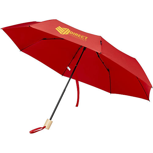 Birgit 21' foldable windproof recycled PET umbrella 2