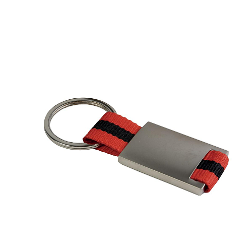 Metal and nylon key ring in a black box 1