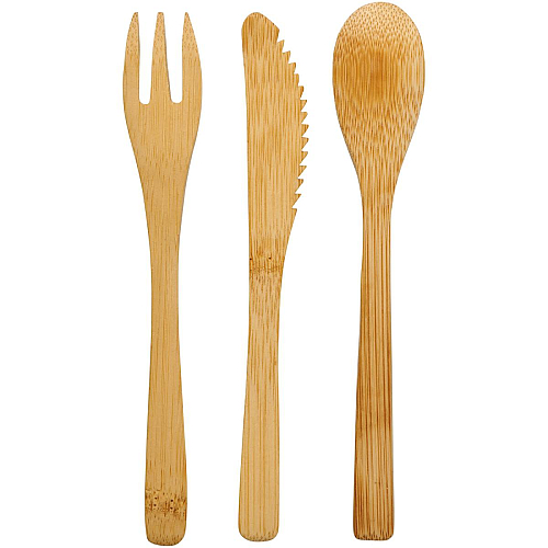 Celuk bamboo cutlery set 4