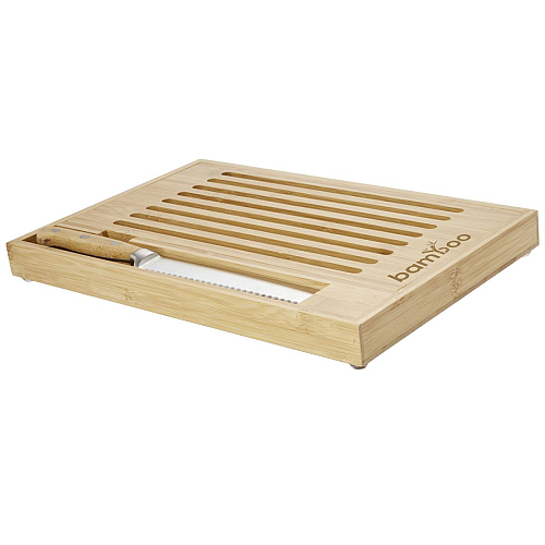 Pao bamboo cutting board with knife 2