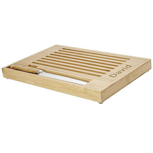 Pao bamboo cutting board with knife 3